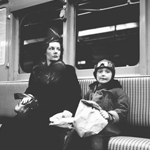 Subway Mom and Boy By Martin Elkort 